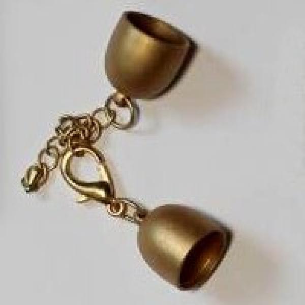 Verschluss Verlängerung gold matt, 12 mm